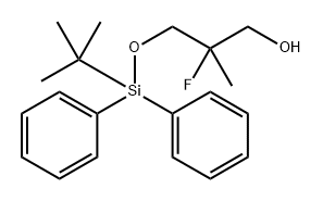 3-((tert-butyldiphenylsilyl)oxy)-2-fluoro-2-methylpropan-1-ol Structure