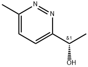 3-Pyridazinemethanol, α,6-dimethyl-, (αS)- Structure