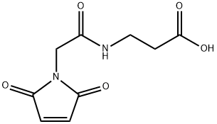 β-Alanine, N-[2-(2,5-dihydro-2,5-dioxo-1H-pyrrol-1-yl)acetyl]- Structure