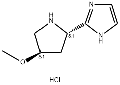 2-[(2S,4R)-4-methoxypyrrolidin-2-yl]-1H-imidazole dihydrochloride Structure