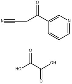 3-Oxo-3-(pyridin-3-yl)propanenitrile oxalate Structure