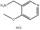 3-Pyridinemethanamine, 4-methoxy-, hydrochloride (1:1) Structure