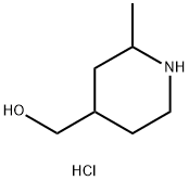 (2-Methylpiperidin-4-yl)methanol hydrochloride Structure