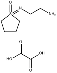 1-[(2-aminoethyl)imino]-1lambda6-thiolan-1-one, oxalic acid Structure