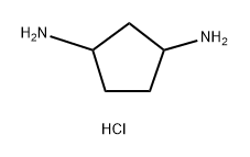 Cyclopentane-1,3-diamine hydrochloride Structure