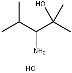 3-Amino-2,4-dimethylpentan-2-ol hydrochloride Structure