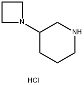 3-(azetidin-1-yl)piperidine hydrochloride Structure