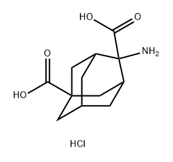 4-Aminoadamantane-1,4-dicarboxylic acid hydrochloride Structure