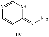 4-hydrazinylpyrimidine hydrochloride Structure