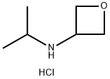 N-Isopropyloxetan-3-amine hydrochloride 구조식 이미지