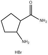 2α-Aminocyclopentane-1α-carboxamide 구조식 이미지