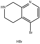 4-Bromo-5,6,7,8-tetrahydro-1,7-naphthyridine dihydrobromide Structure