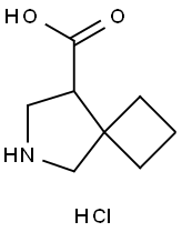 6-azaspiro[3.4]octane-8-carboxylic acid hydrochloride 구조식 이미지