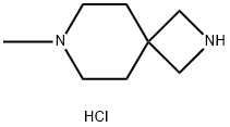 2,7-Diazaspiro[3.5]nonane, 7-methyl-, hydrochloride (1:1) Structure