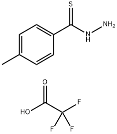 4-Methylbenzothiohydrazide 2,2,2-Trifluoroacetate(WXC00707) 구조식 이미지