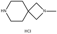 2-Methyl-2,7-diazaspiro[3.5]nonane hydrochloride Structure