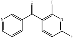 (2,6-Difluoro-3-pyridinyl)-3-pyridinylmethanone Structure