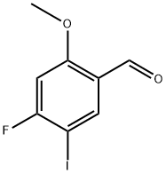 4-Fluoro-5-iodo-2-methoxybenzaldehyde Structure