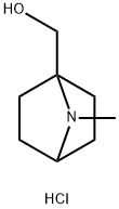 7-Azabicyclo[2.2.1]heptane-1-methanol, 7-methyl-, hydrochloride (1:1) Structure