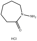 1-Aminoazepan-2-one hydrochloride Structure