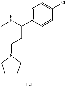 1-(4-Chlorophenyl)-N-methyl-3-(pyrrolidin-1-yl)propan-1-amine dihydrochloride Structure