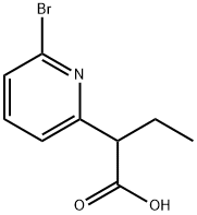 2-Pyridineacetic acid, 6-bromo-α-ethyl- Structure