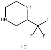 2-(trifluoromethyl)piperazine dihydrochloride Structure