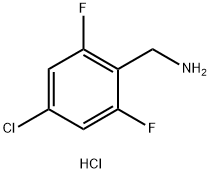 (4-Chloro-2,6-difluorophenyl)methanamine hydrochloride Structure