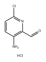 3-Amino-6-chloropicolinaldehyde hydrochloride 구조식 이미지