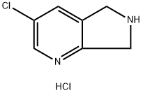 3-Chloro-6,7-dihydro-5H-pyrrolo[3,4-b]pyridine hydrochloride Structure