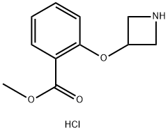Methyl 2-(azetidin-3-yloxy)benzoate hydrochloride Structure