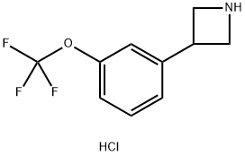 3-(3-(trifluoromethoxy)phenyl)azetidine hydrochloride Structure