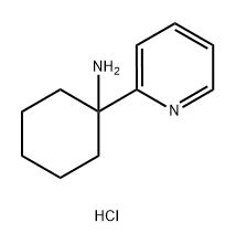 Cyclohexanamine, 1-(2-pyridinyl)-, hydrochloride (1:1) Structure