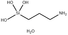 (3-Aminopropyl)silanetriol hydrate 구조식 이미지