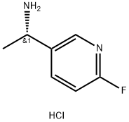 (S)-1-(6-Fluoropyridin-3-yl)ethanamine hydrochloride 구조식 이미지