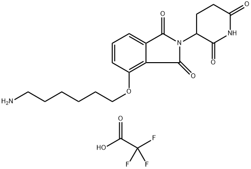 Thalidomide-O-C6-NH2 TFA Structure