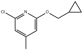 2-Chloro-6-(cyclopropylmethoxy)-4-methylpyridine 구조식 이미지