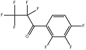 2,2,3,3,3-Pentafluoro-1-(2,3,4-trifluorophenyl)-1-propanone Structure