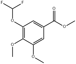 Methyl 3-difluoromethoxy-4,5-dimethoxybenzoate Structure