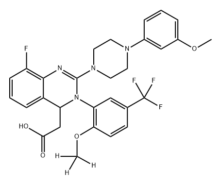 Letermovir D3Q: What is 
Letermovir D3 Q: What is the CAS Number of 
Letermovir D3 Structure