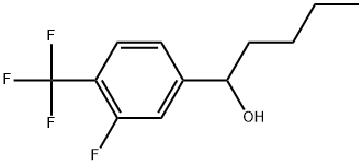 α-Butyl-3-fluoro-4-(trifluoromethyl)benzenemethanol Structure