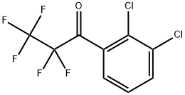 1-(2,3-Dichlorophenyl)-2,2,3,3,3-pentafluoro-1-propanone 구조식 이미지