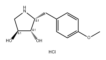 Deacetylanisomycin hydrochloride Structure