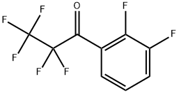 1-(2,3-Difluorophenyl)-2,2,3,3,3-pentafluoro-1-propanone Structure