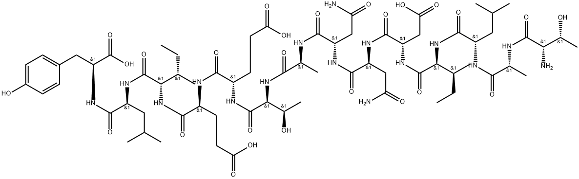 Prosaptide TX14(A) 구조식 이미지