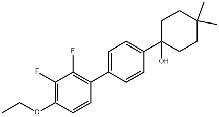 1-(4'-ethoxy-2',3'-difluoro-[1,1'-biphenyl]-4-yl)-4,4-dimethylcyclohexanol Structure