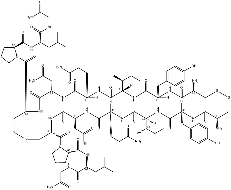 Oxytocin parallel dimer 구조식 이미지