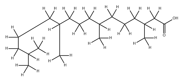 Phytanic acid-d39Q: What is 
Phytanic acid-d39 Q: What is the CAS Number of 
Phytanic acid-d39 Structure