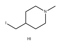 Piperidine, 4-(iodomethyl)-1-methyl-, hydriodide (1:1) Structure