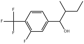 3-Fluoro-α-(1-methylpropyl)-4-(trifluoromethyl)benzenemethanol Structure